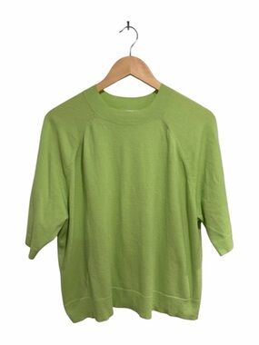 2/$25 Joe Fresh Lime Green Short Sleeve Knit Sweater